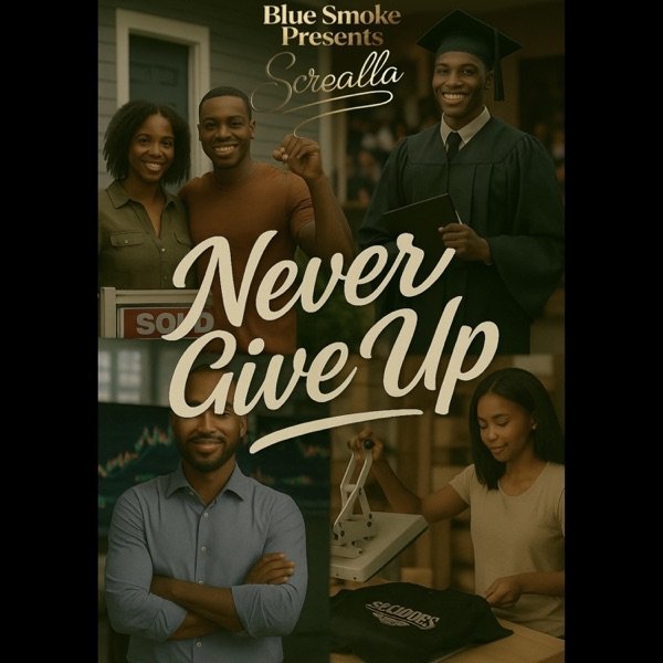 Never Give Up official artwork
